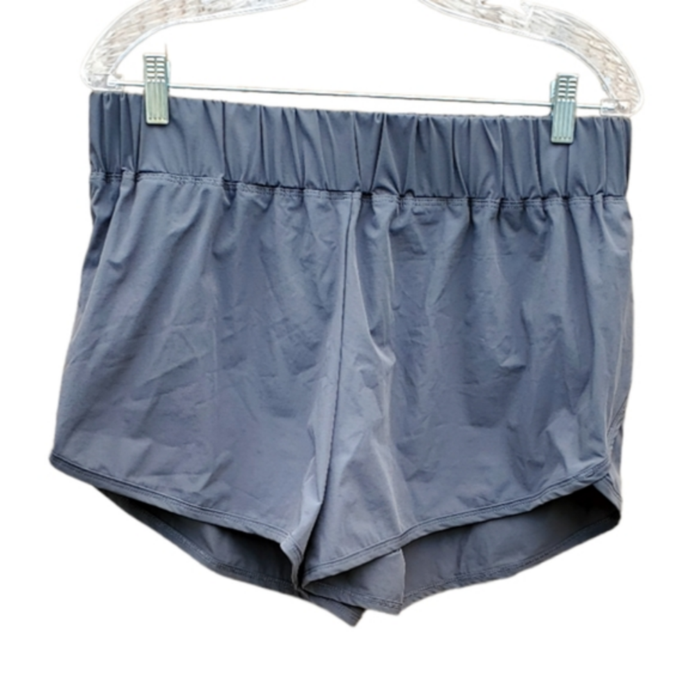 HALARA Dark Gray Pull On Elastic‎ Waist Shorts XL NWT